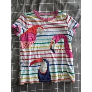 Boden flamingo toucan parrot birds tee